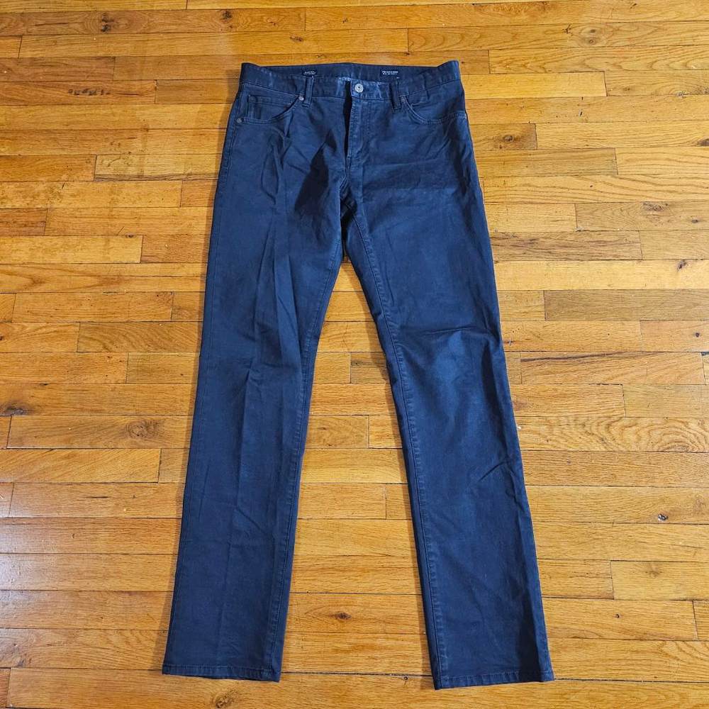 7 Diamonds Black Clifton Slim Straight Pants 32 34